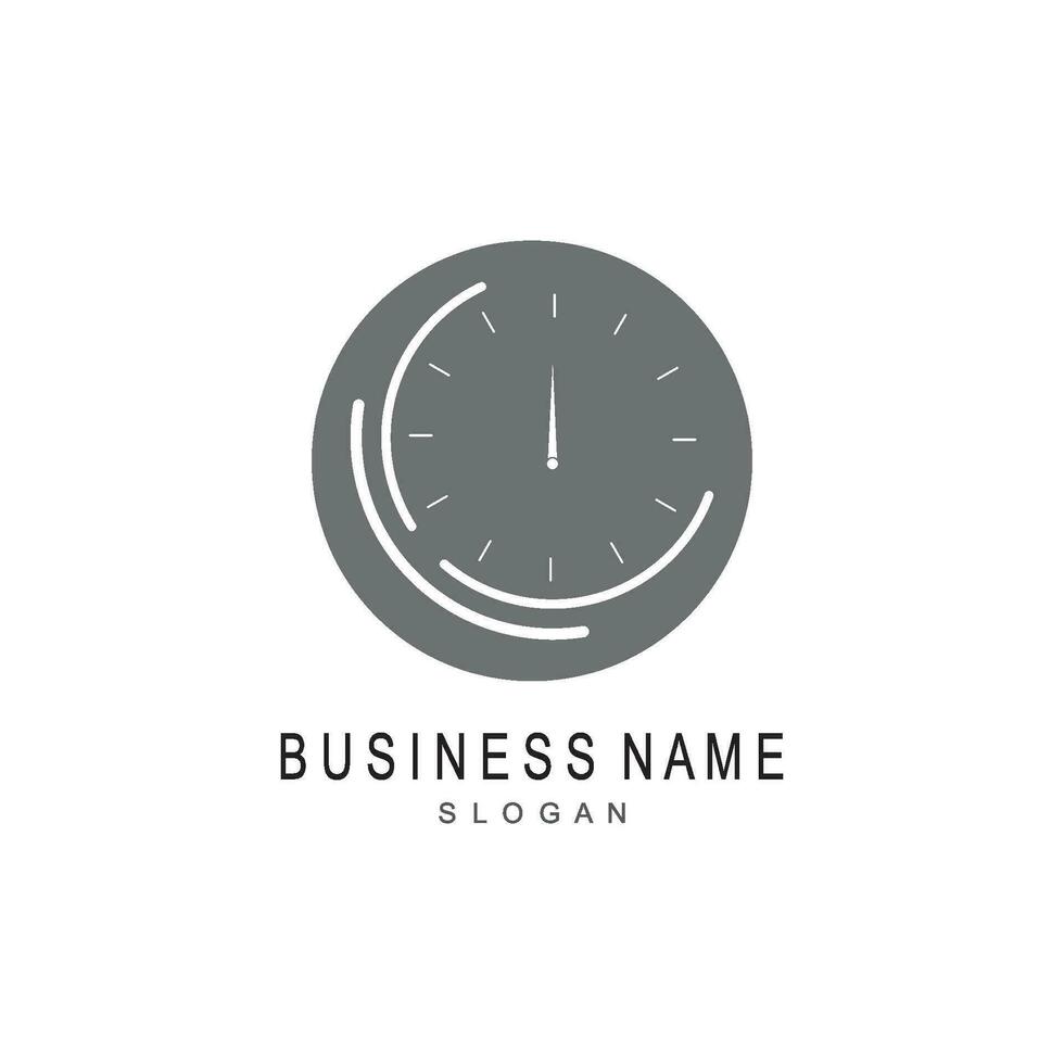 clock logo template vector 25560871 Vector Art at Vecteezy