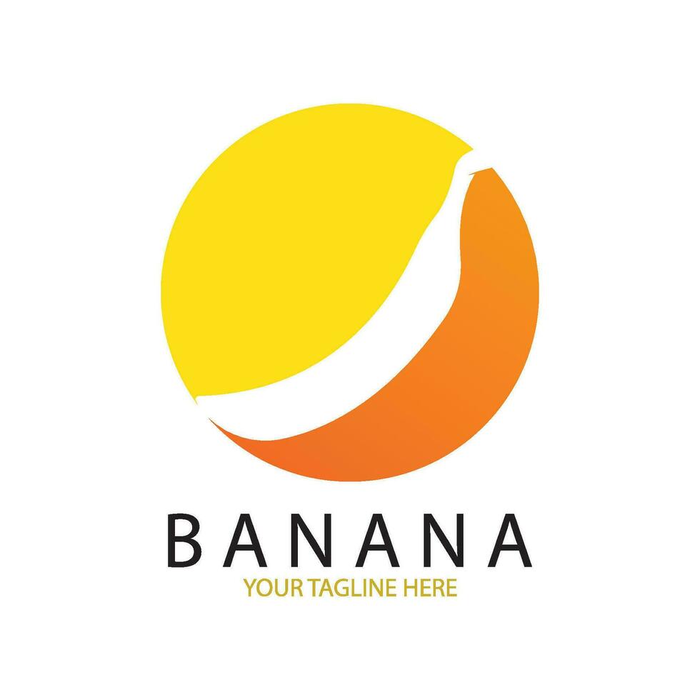 Banana logo vector