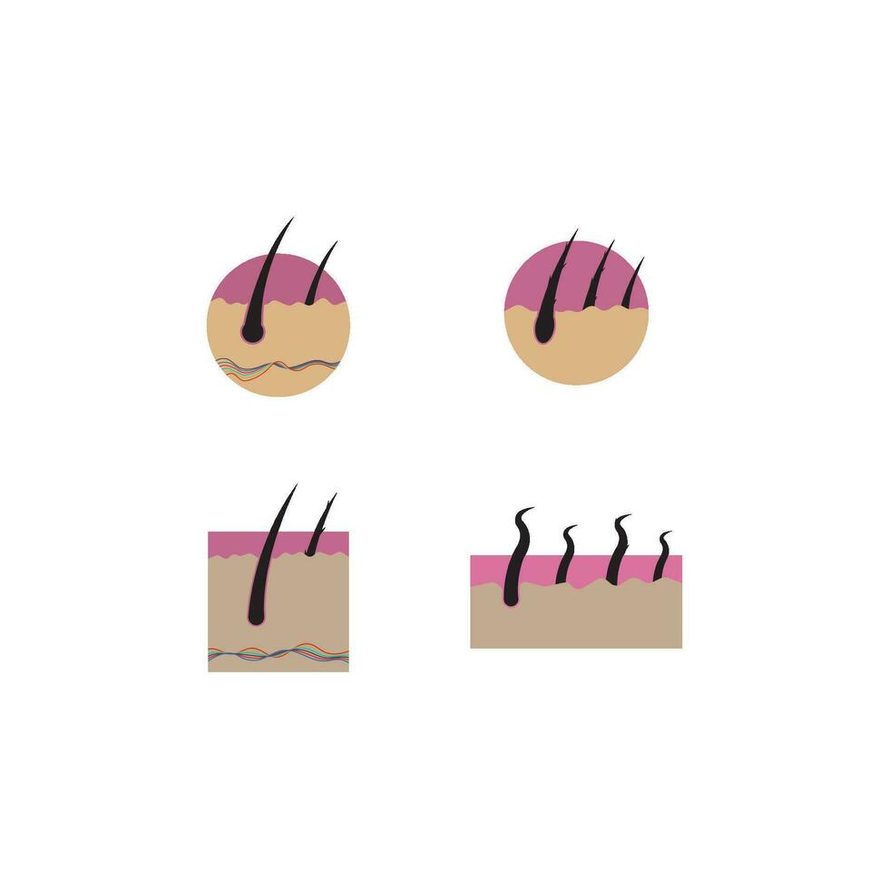 Hair treatment logo vector