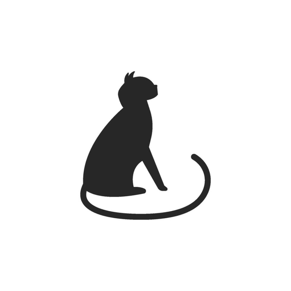 Cat icon logo vector template