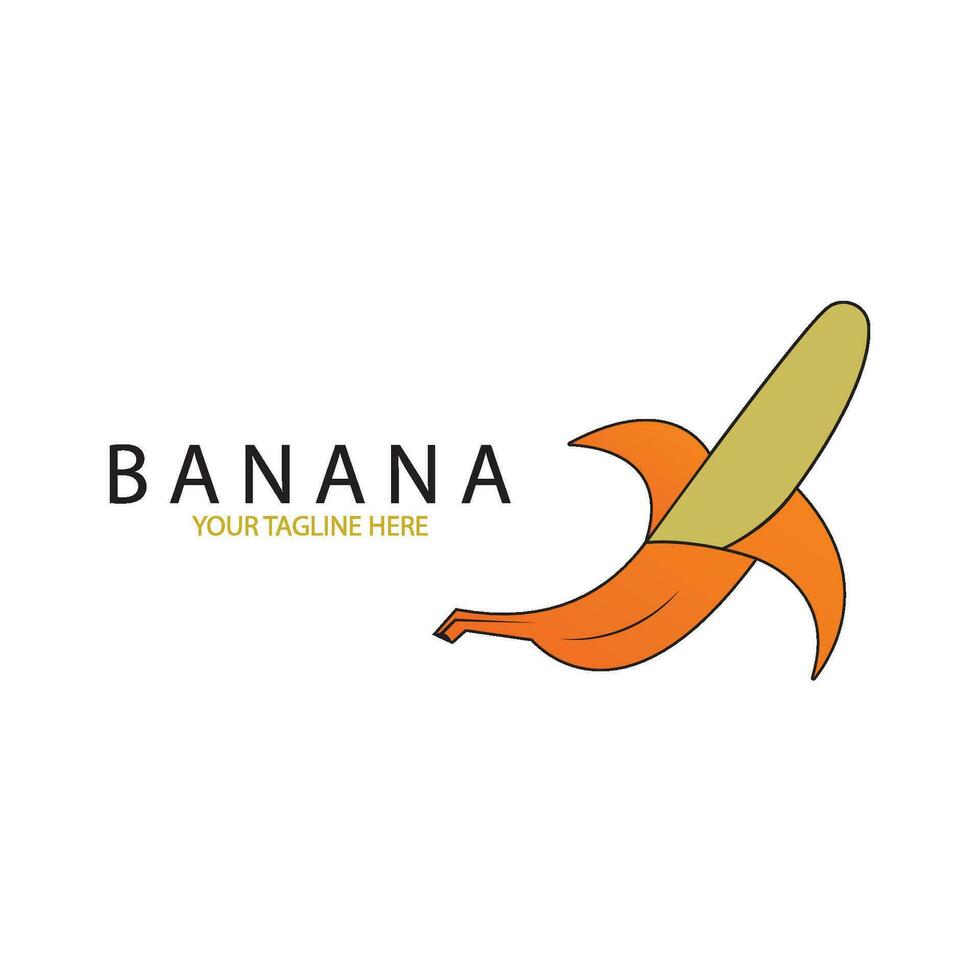 Banana logo vector