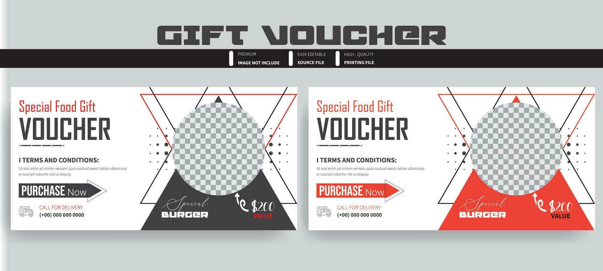 Company Gift Voucher Template, Coupon Design, Discount Voucher Template. Corporate Business Voucher Design. vector