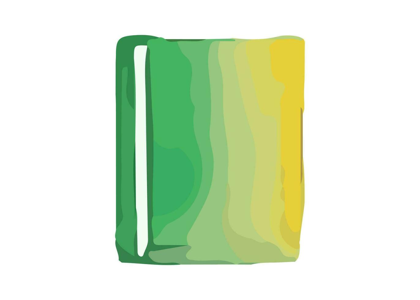 Notebook, book, folder painted in watercolor. Vector illustration for study. Back to school, supplies for classes.