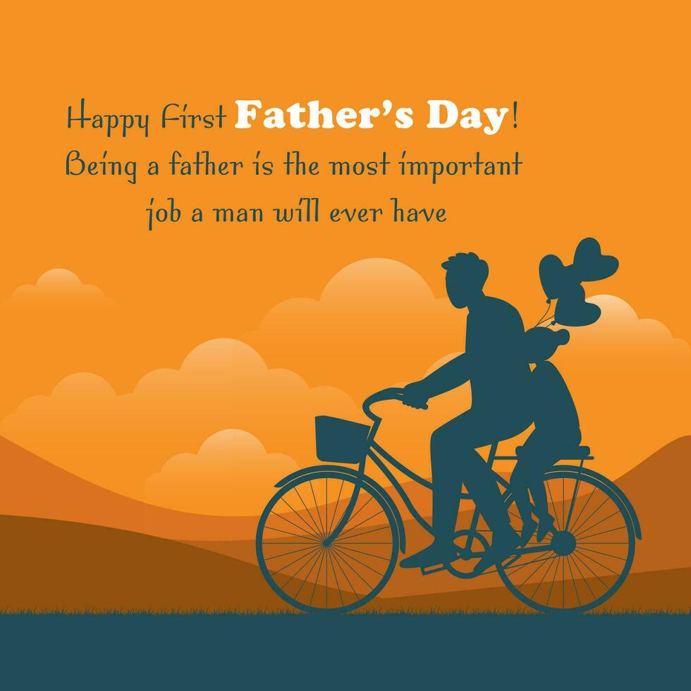 happy father's day vector