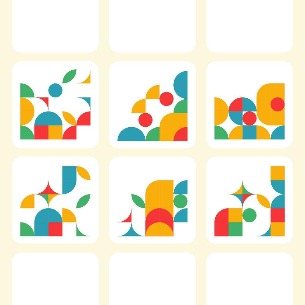 Geometric Border Decoration vector
