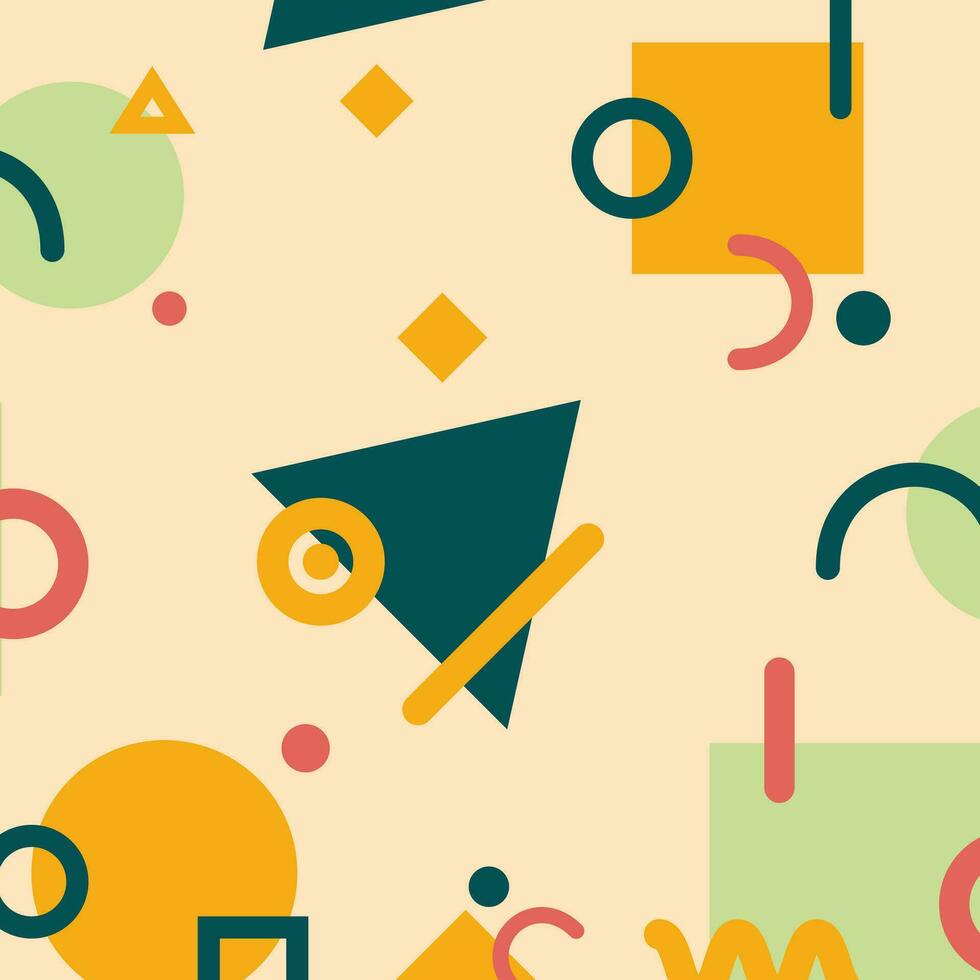 Abstract Geometric Shape Decoration vector