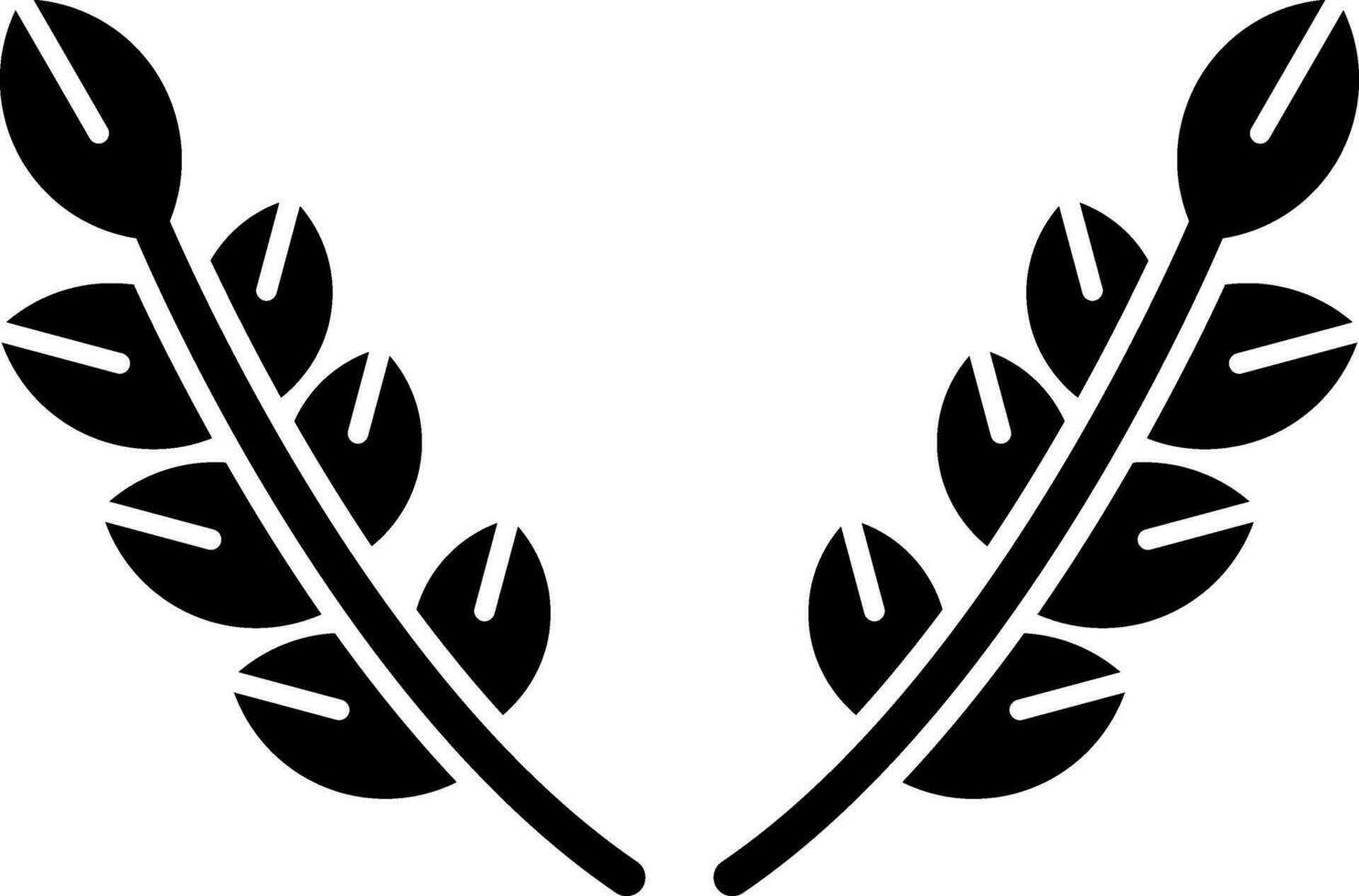 Laurel Vector Icon Design