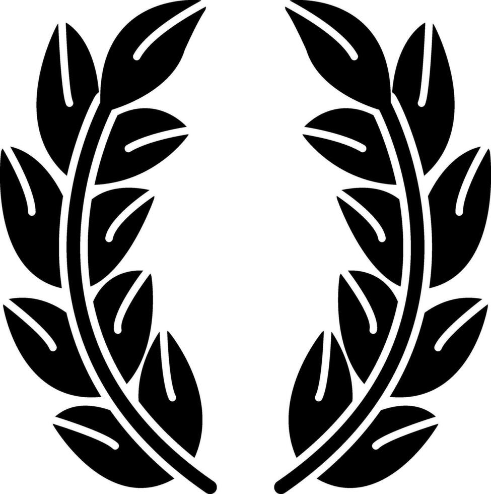 Laurel Vector Icon Design