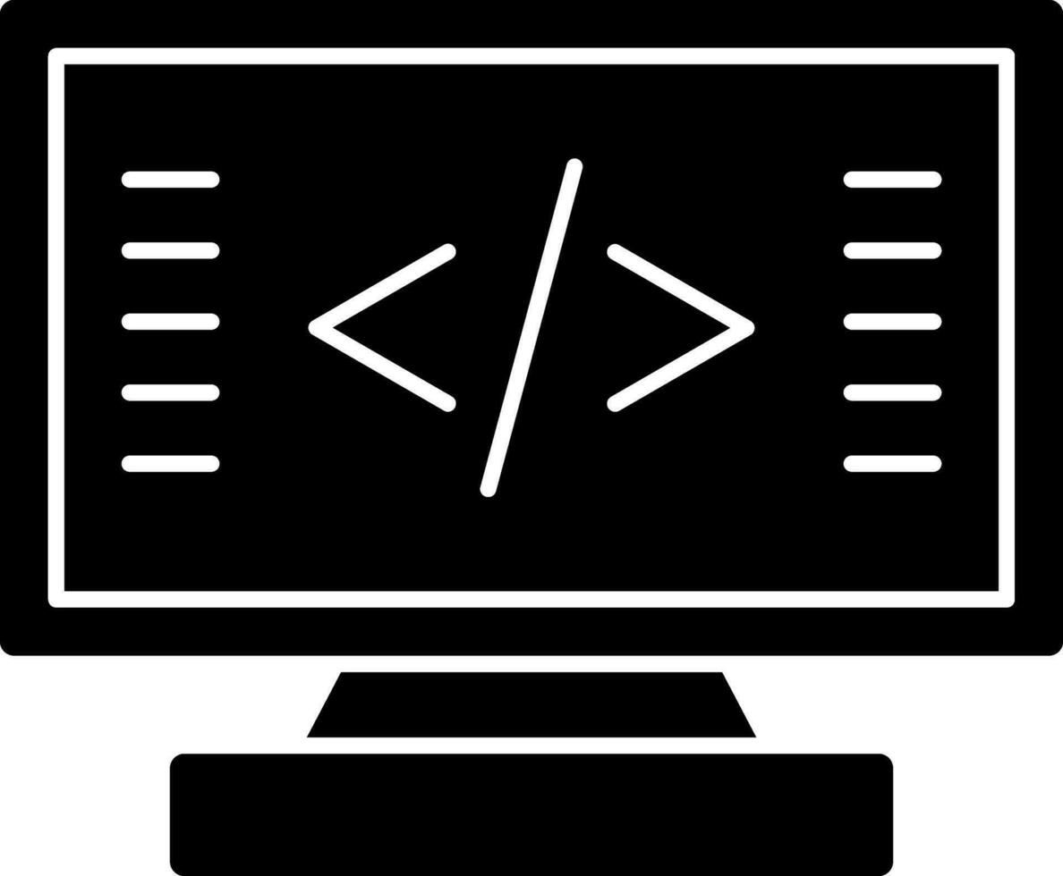 Coding Vector Icon Design