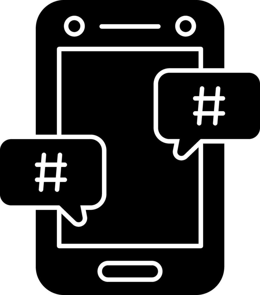 Hastag Vector Icon Design