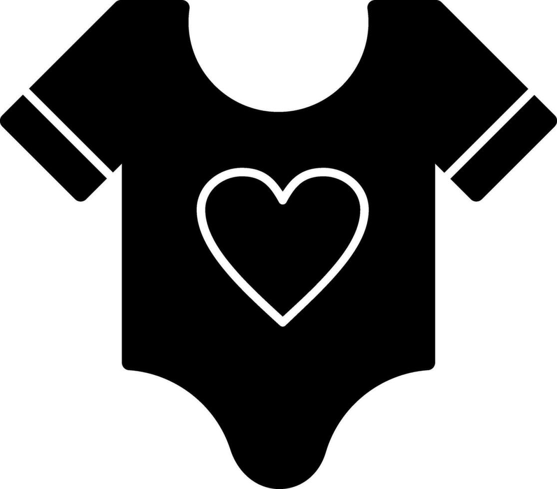 Baby shirt Vector Icon Design