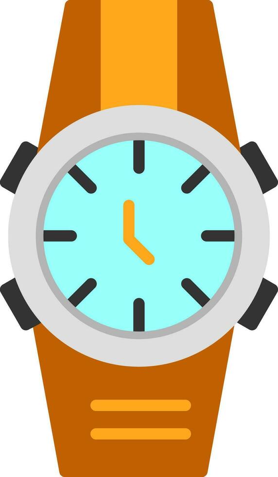 Wristwatch Vector Icon Design