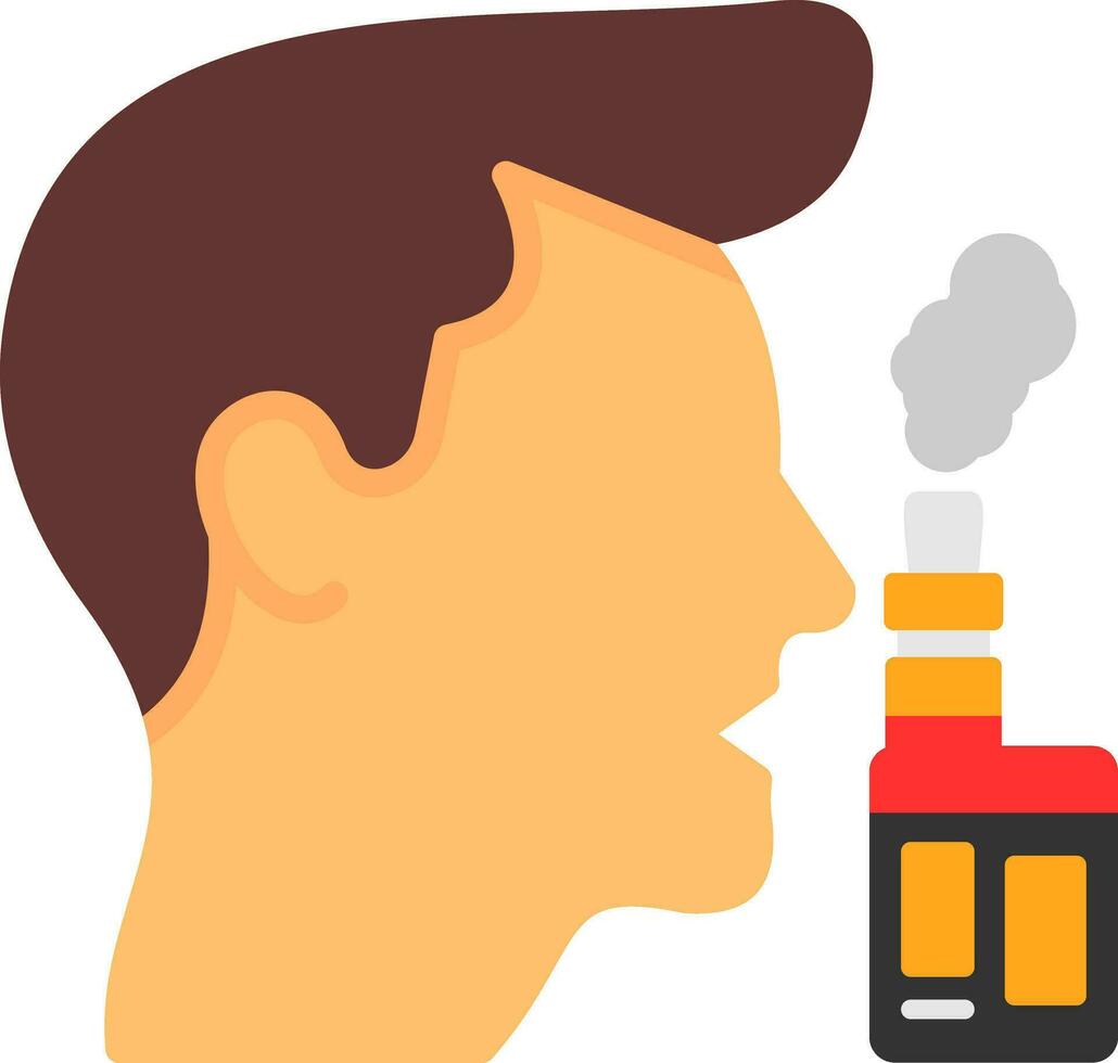 Vaper Vector Icon Design