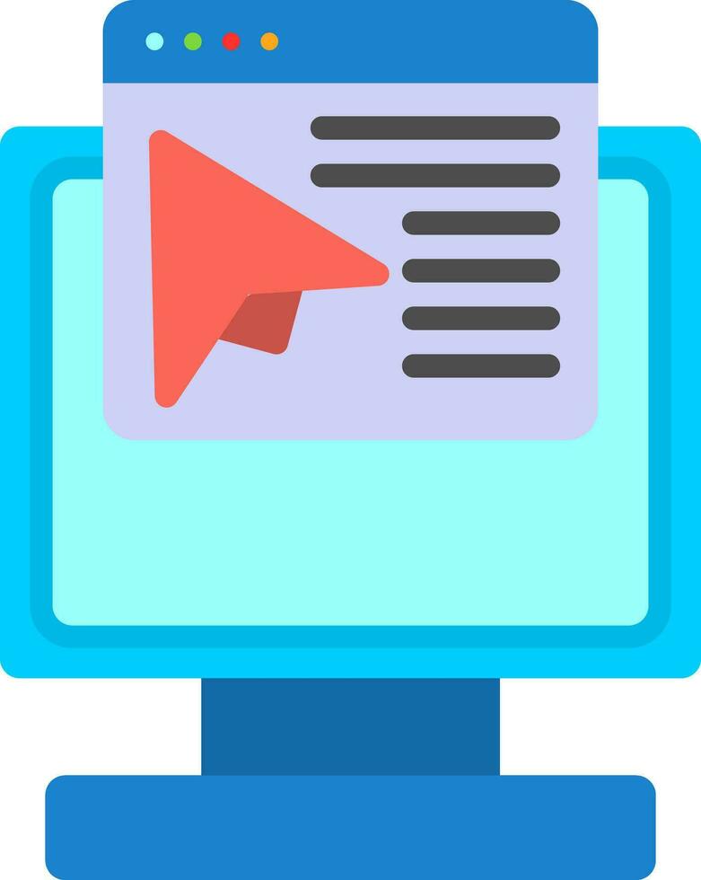 Landing page Vector Icon Design