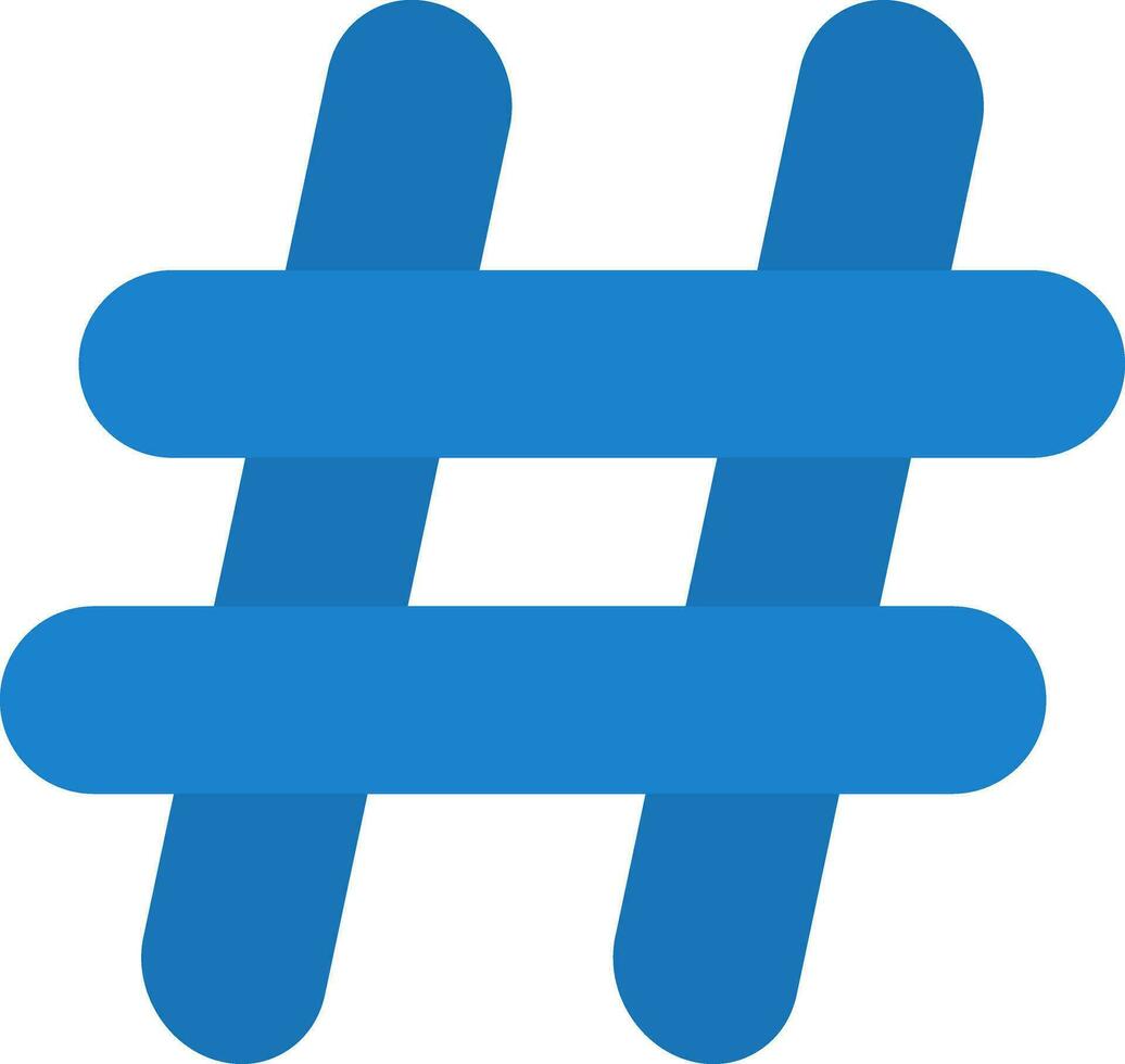 Hash tag Vector Icon Design