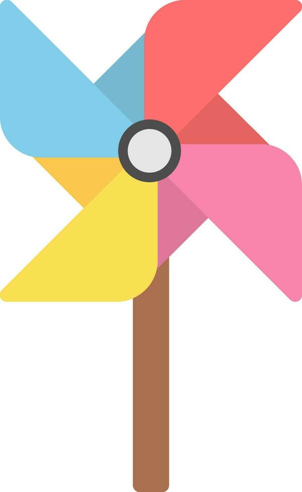 Pinwheel Vector Icon Design