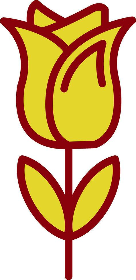 Tulips Vector Icon Design