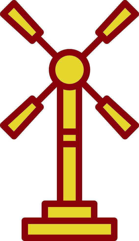 Windmill Vector Icon Design