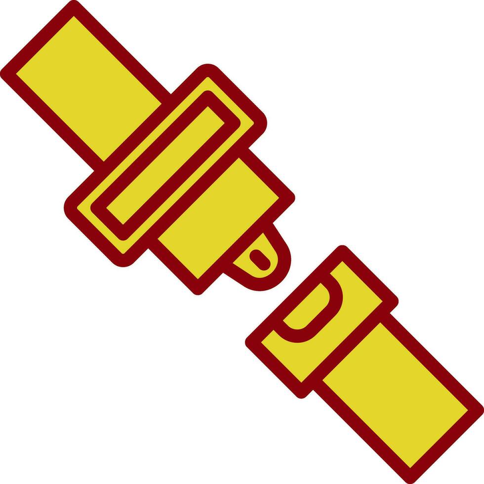 Seat belt Vector Icon Design