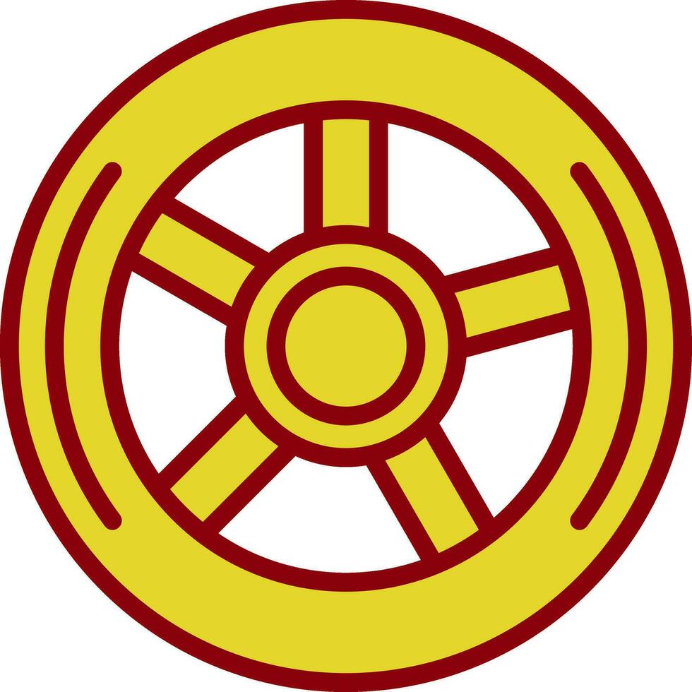 Wheel Vector Icon Design