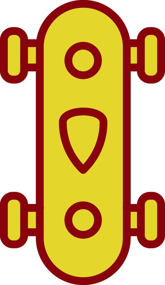 Longboard Vector Icon Design
