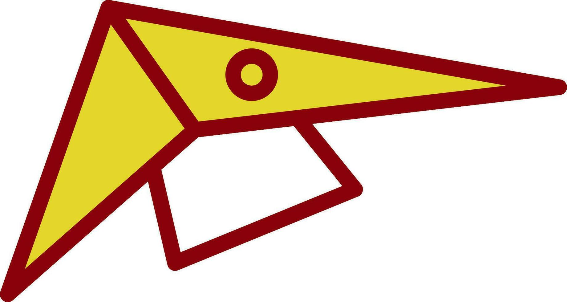 Hang gliding Vector Icon Design