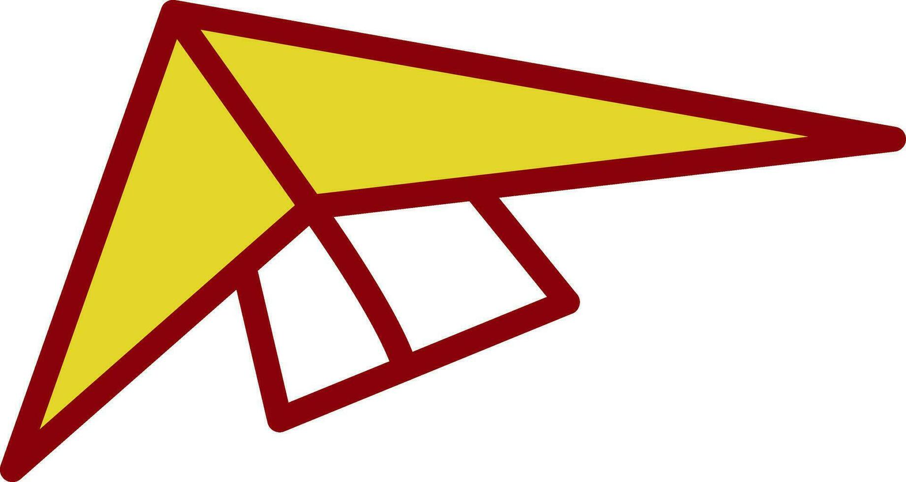 Hang gliding Vector Icon Design
