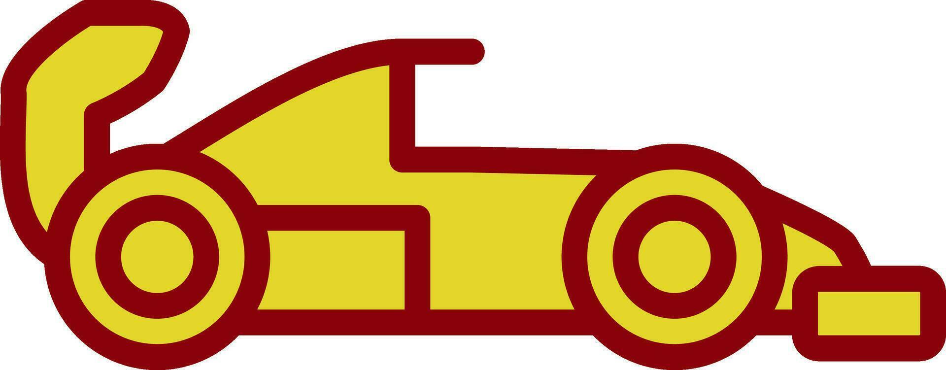 diseño de icono de vector de coche de carreras