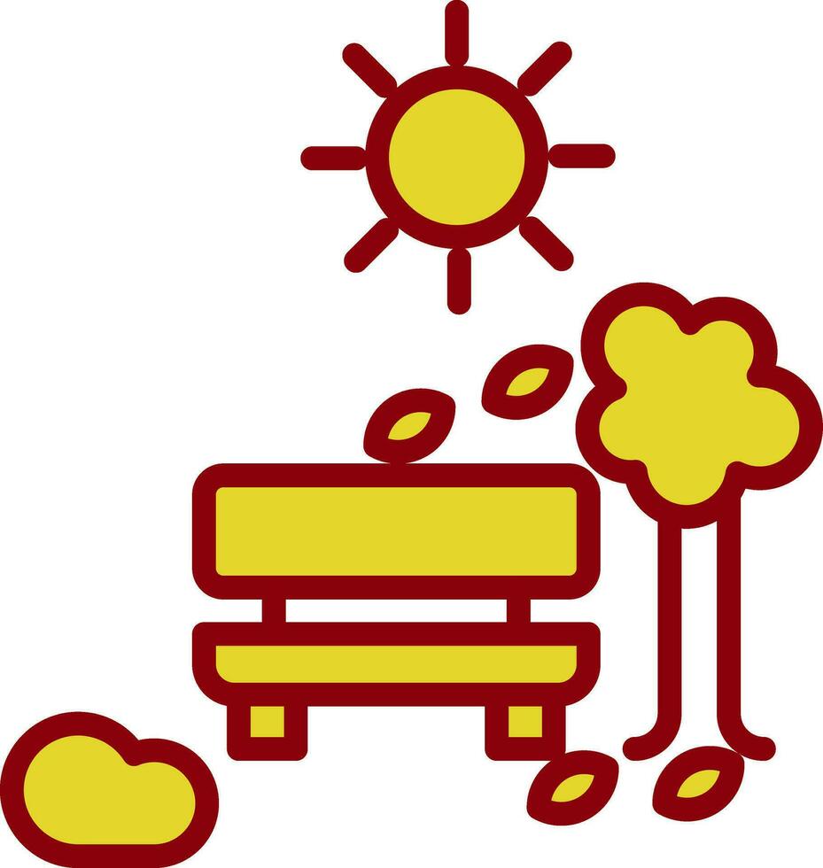 Bench Vector Icon Design