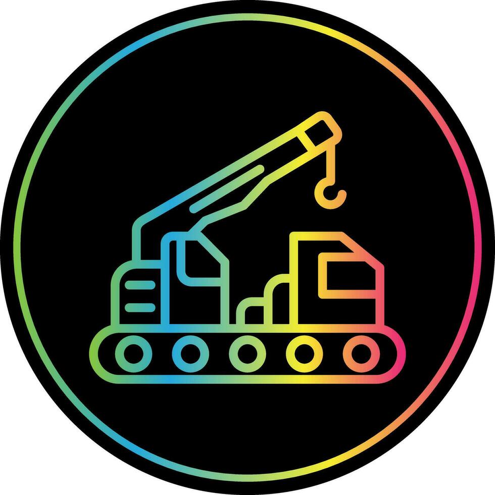 Crane Vector Icon Design