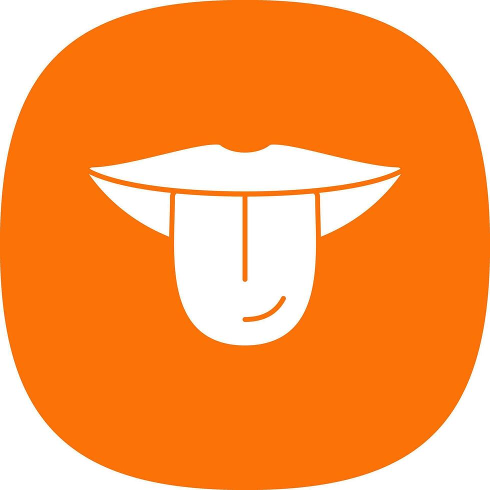 Tongue Vector Icon Design