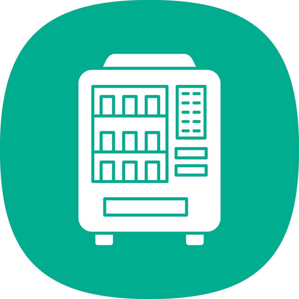 Vending machine Vector Icon Design