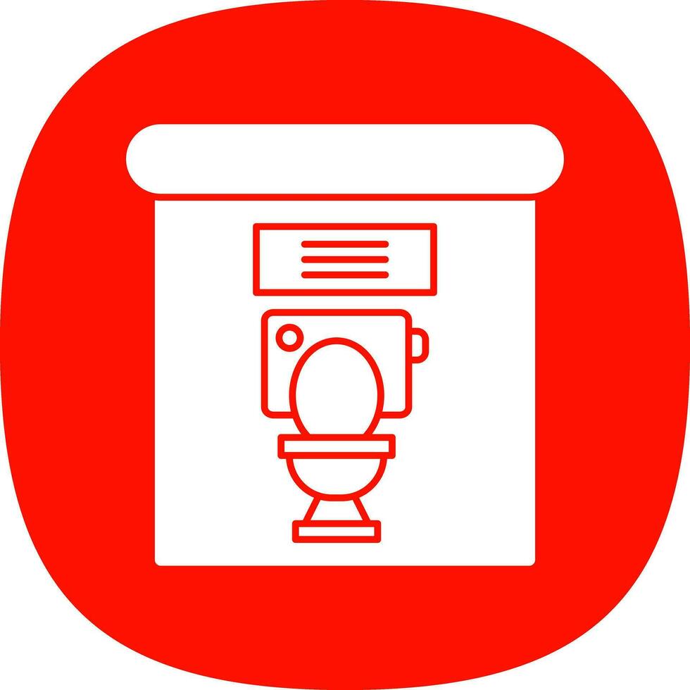 Restroom Vector Icon Design