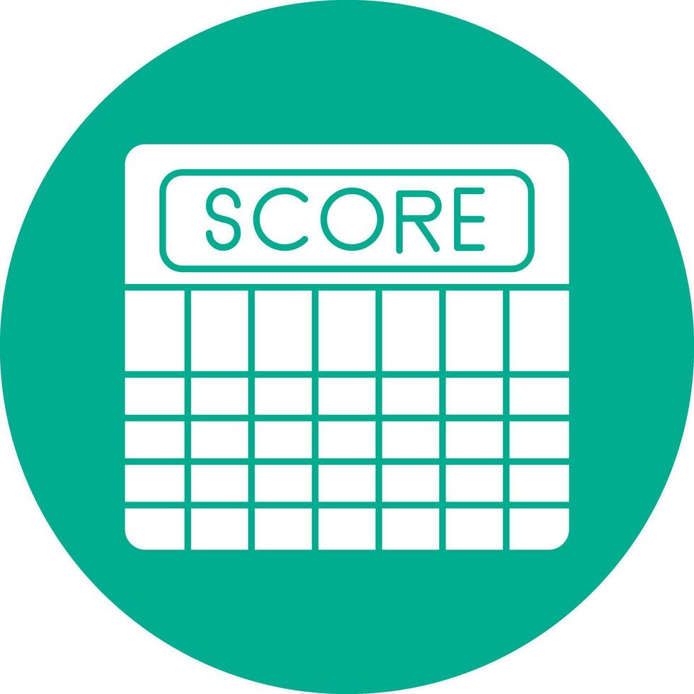 Score Vector Icon Design