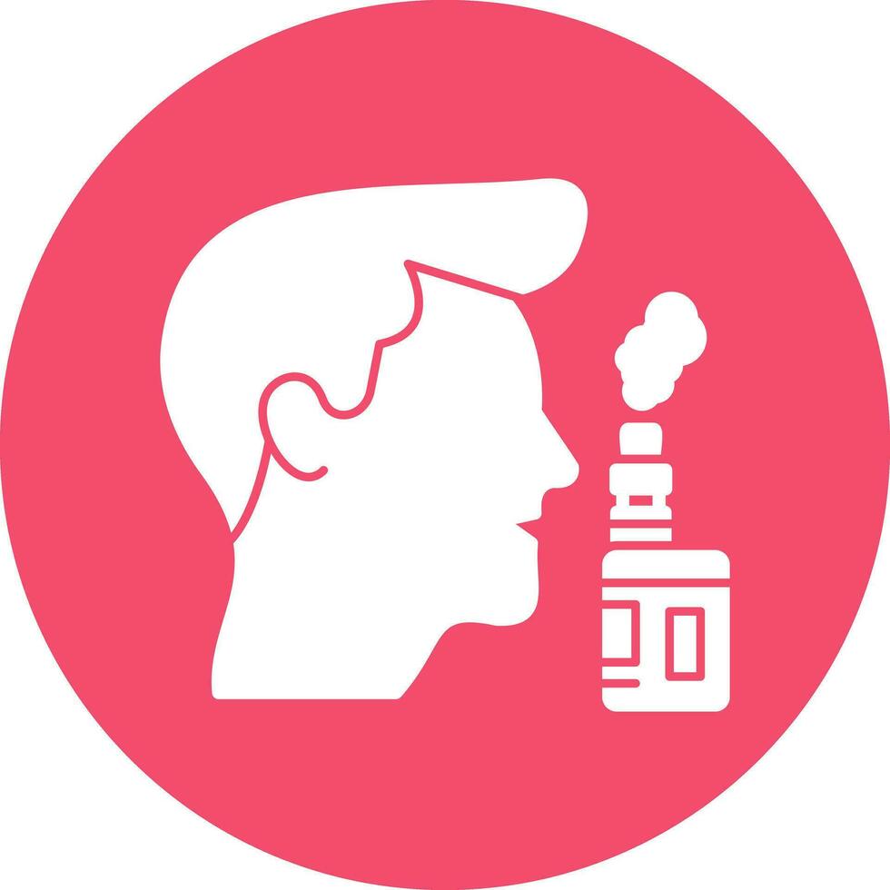 Vaper Vector Icon Design