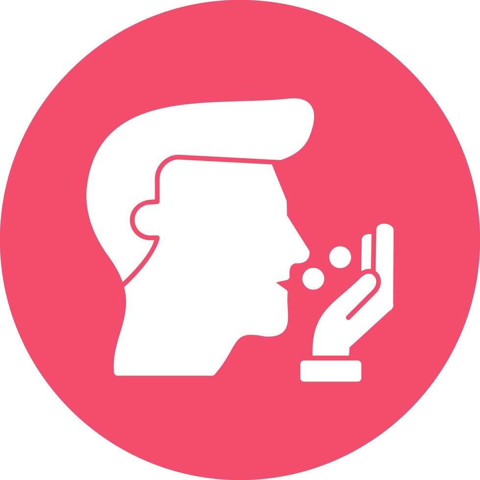 Cough Vector Icon Design