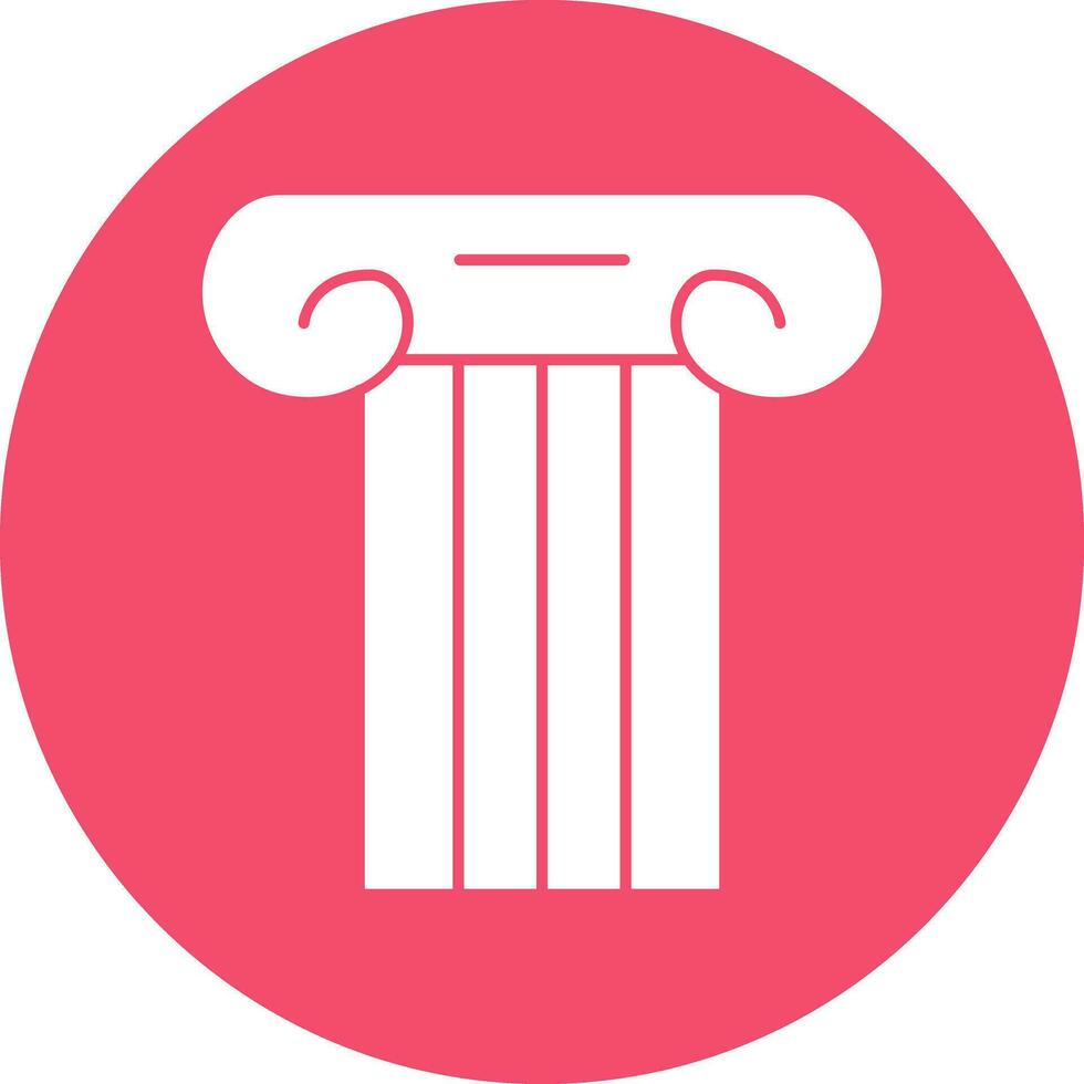 Ancient pillar Vector Icon Design