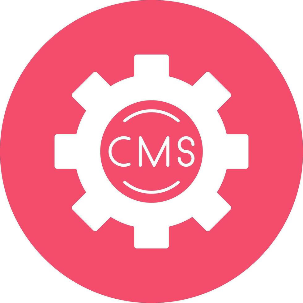 cms vector icono diseño