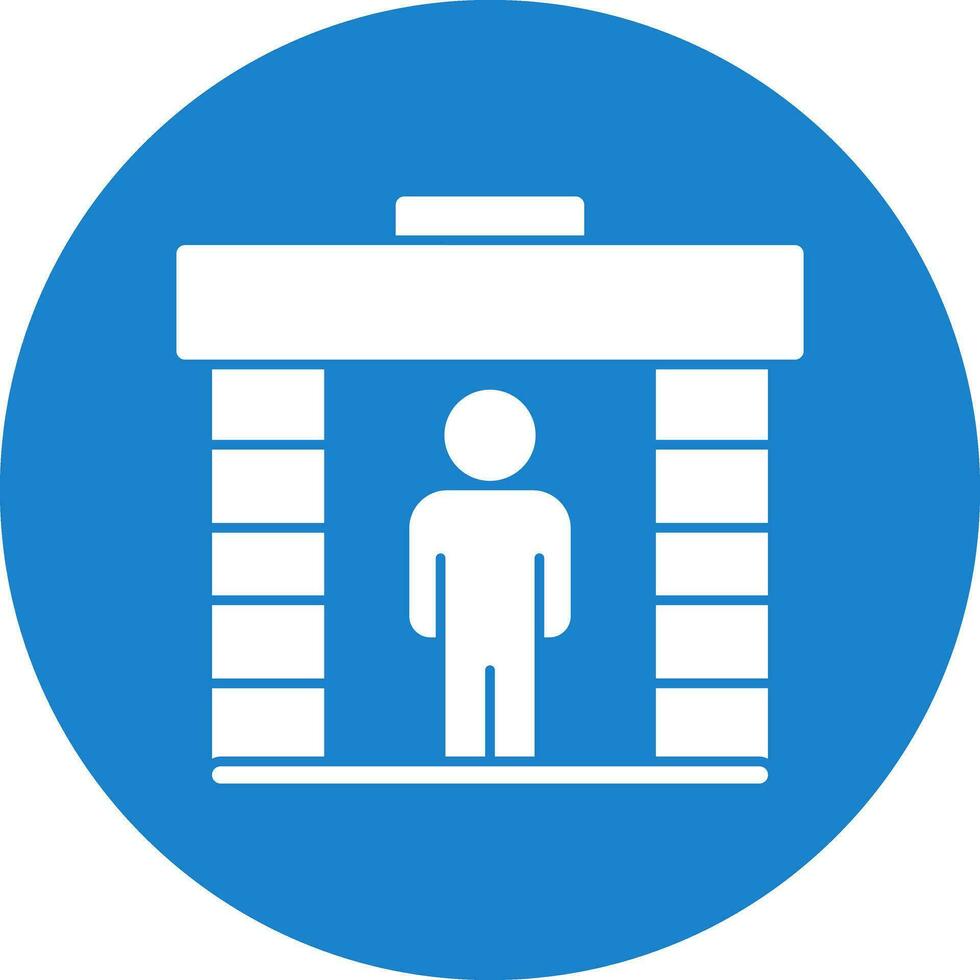 Metal detector Vector Icon Design
