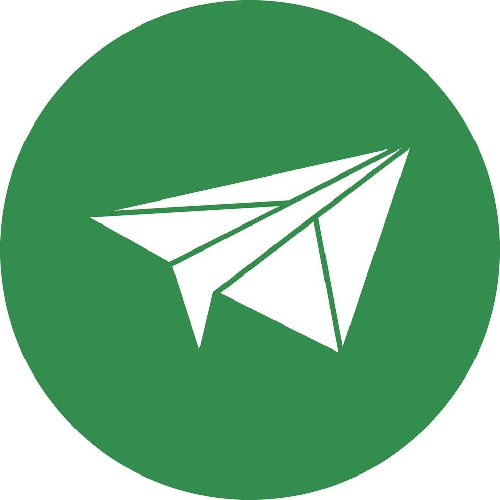 Paper plane Vector Icon Design