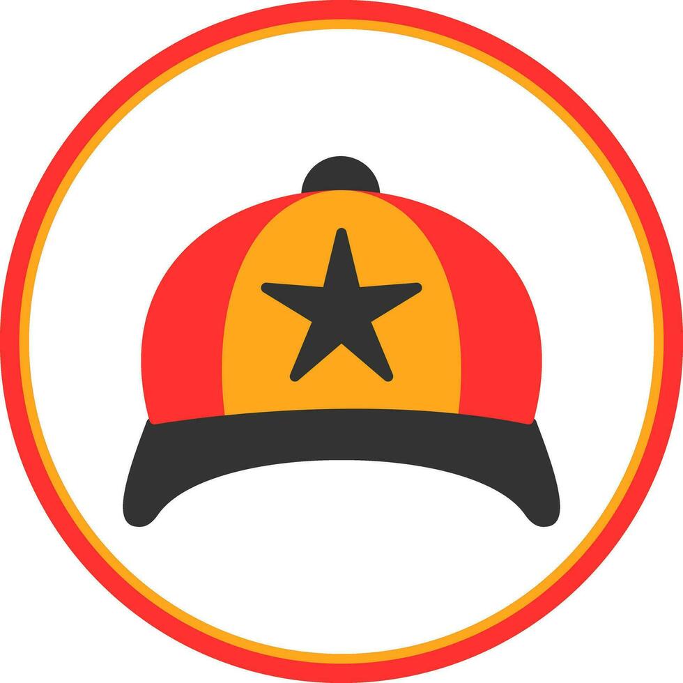 diseño de icono de vector de sombrero