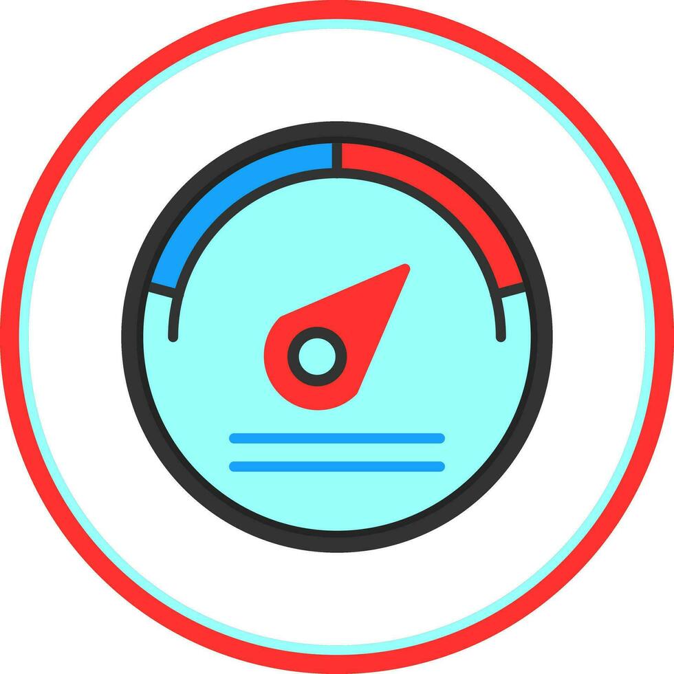 Meter Vector Icon Design