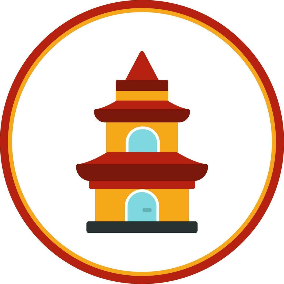 Temple Vector Icon Design