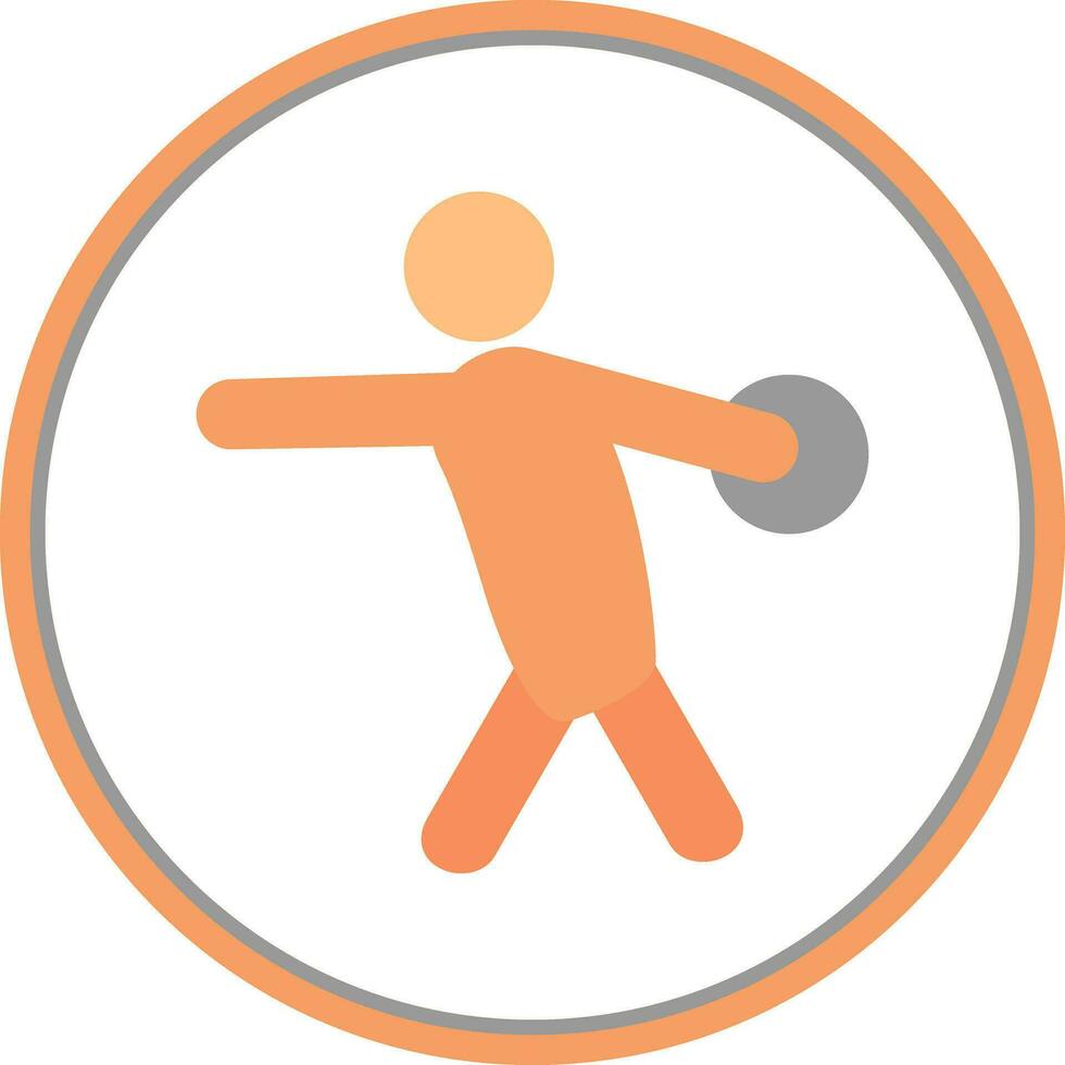Discus Vector Icon Design