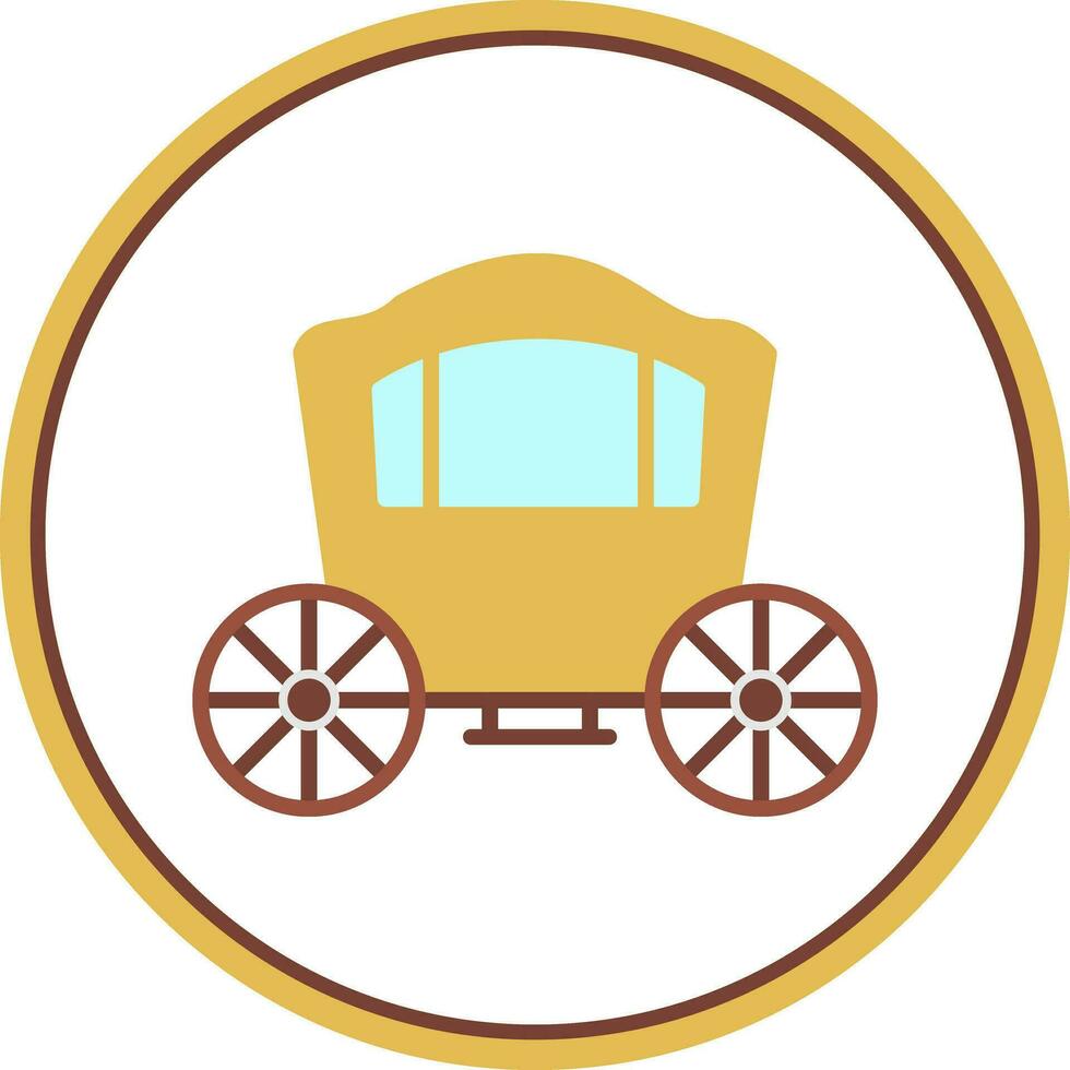 Carriage Vector Icon Design