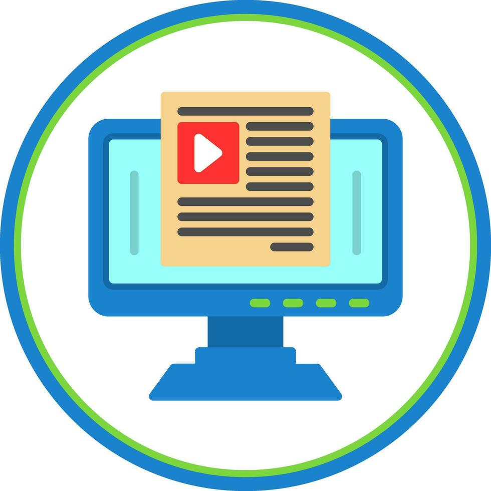 Blogging Vector Icon Design