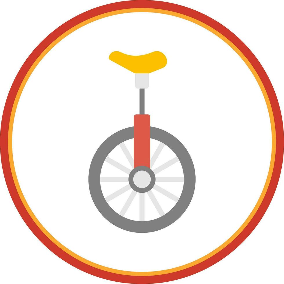 Monocycle Vector Icon Design