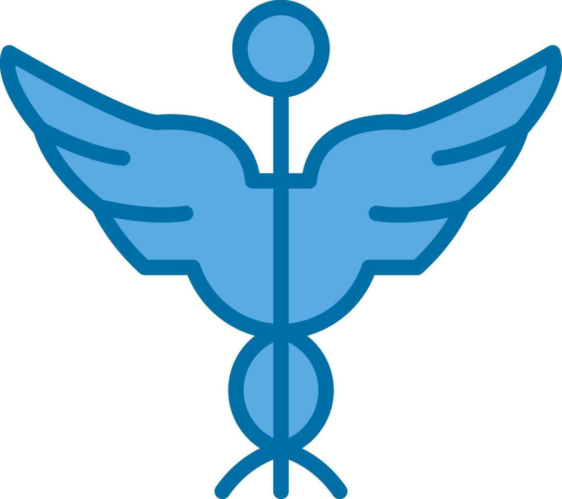 Caduceus Vector Icon Design