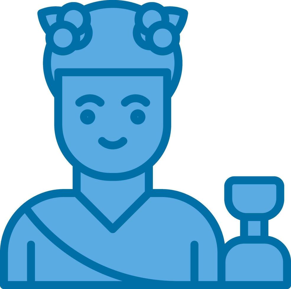 Dionysus Vector Icon Design