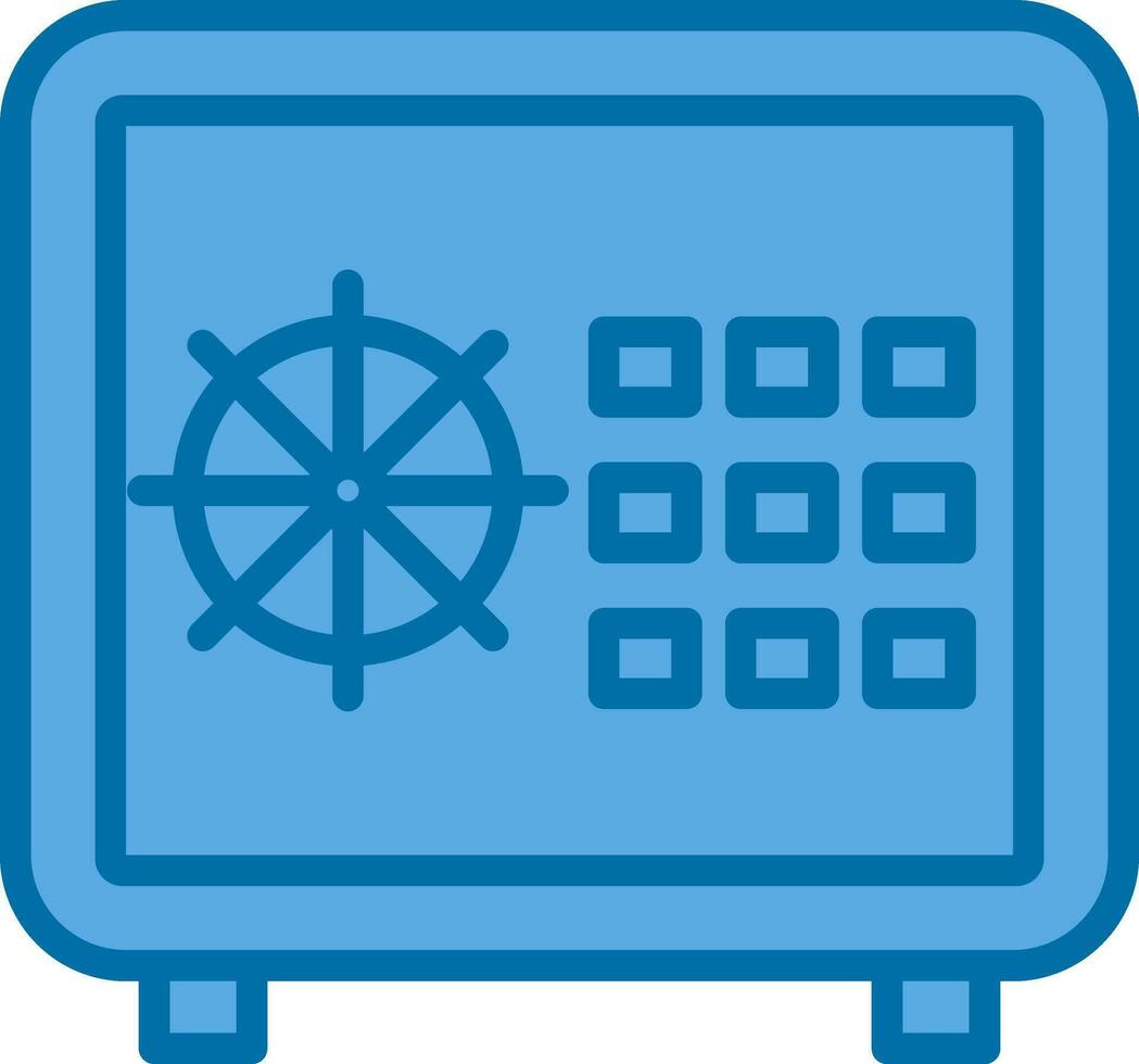 Safe locker Vector Icon Design